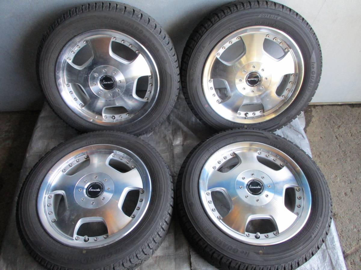 ☆8-9分山☆ ヨコハマ IG50プラス 155/65R14 社外アルミ 14×5J +45 4穴
