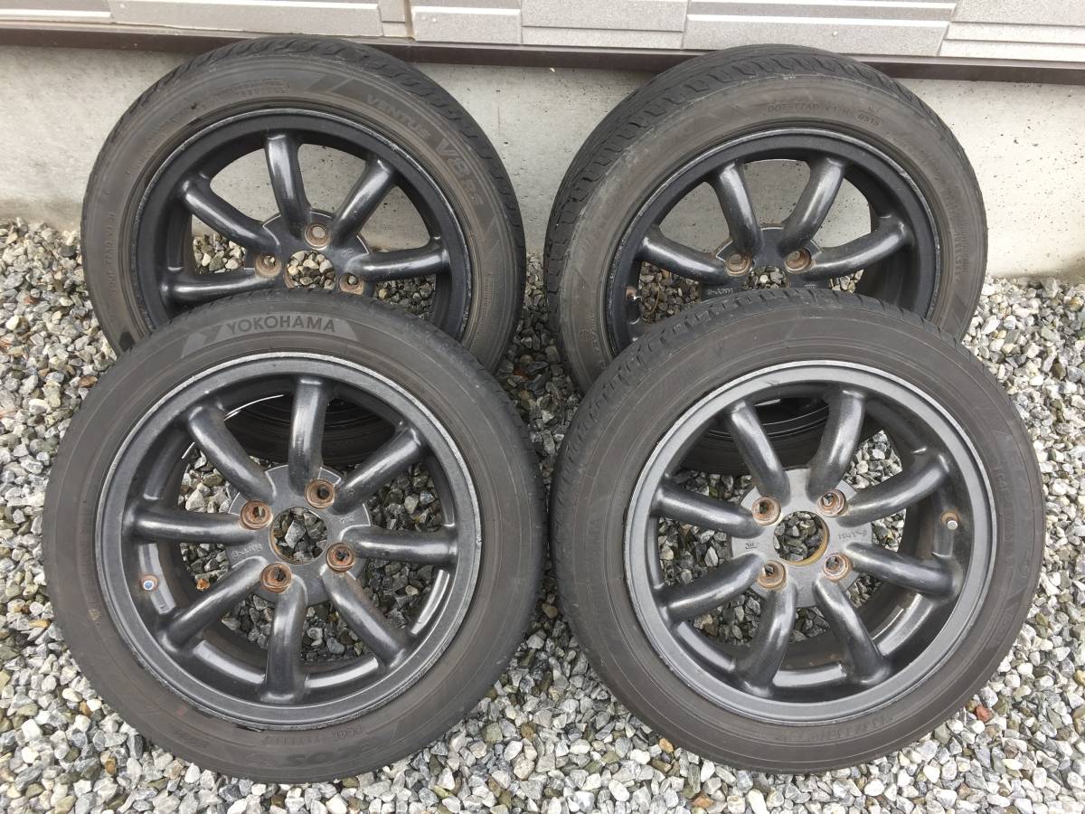 千葉 ワタナベ風 14インチ 6J+38 4穴 PCD100 165/55R14 Yahoo