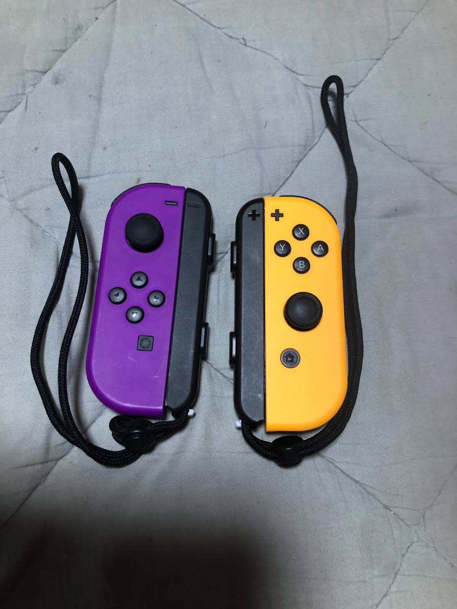 Switch ネオンオレンジ 任天堂 ネオンパープル・ネオンオレンジ 同梱物