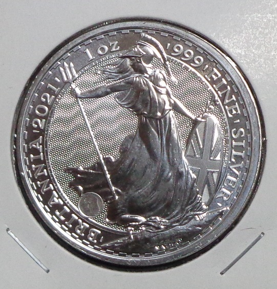 完成品 ◇イギリス ブリタニア 1オンス銀貨 2021年