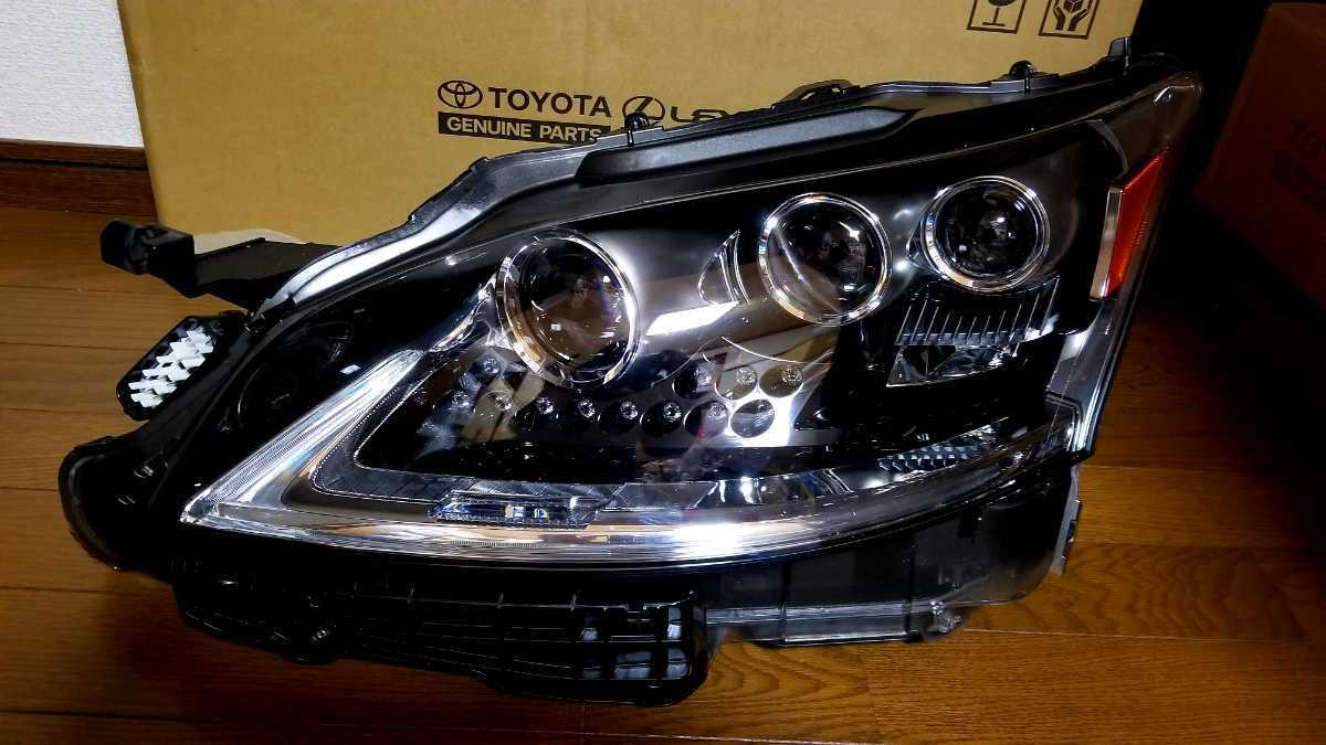 美品!即決! 40系レクサスLS後期 3眼LEDヘッドライト全部付き プリクラ