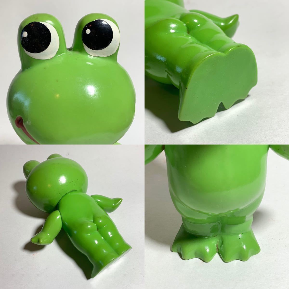 コルゲンコーワ ケロちゃん 昭和レトロ ソフビ ソフビ人形 : コルゲン 