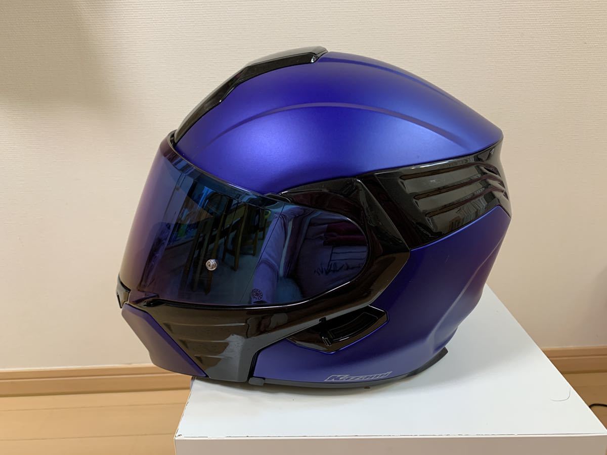 限定SALE，爆買い OGK Kabuto KAZAMI フラットブルー/ブラック