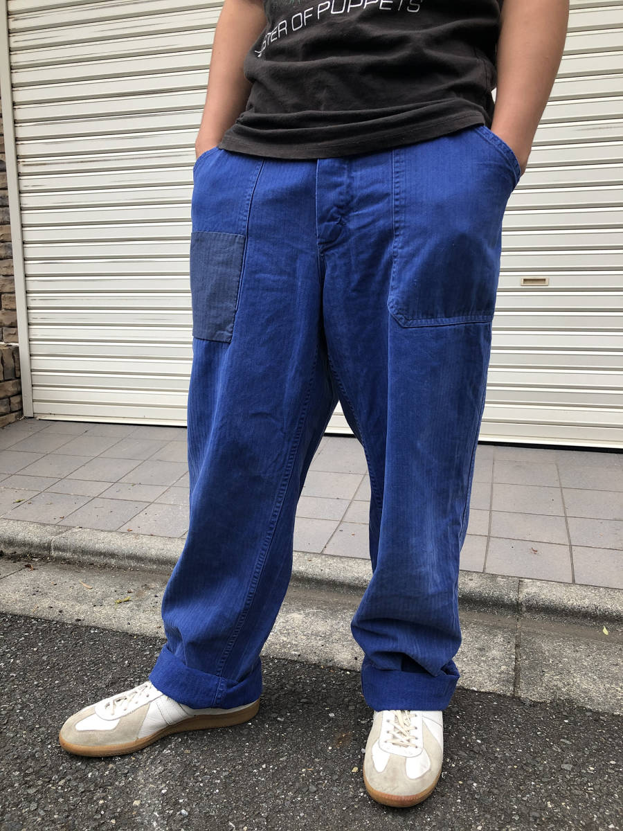VINTAGE FRENCH WORK PANTS 80年代製、ビンテージ フレンチワーク