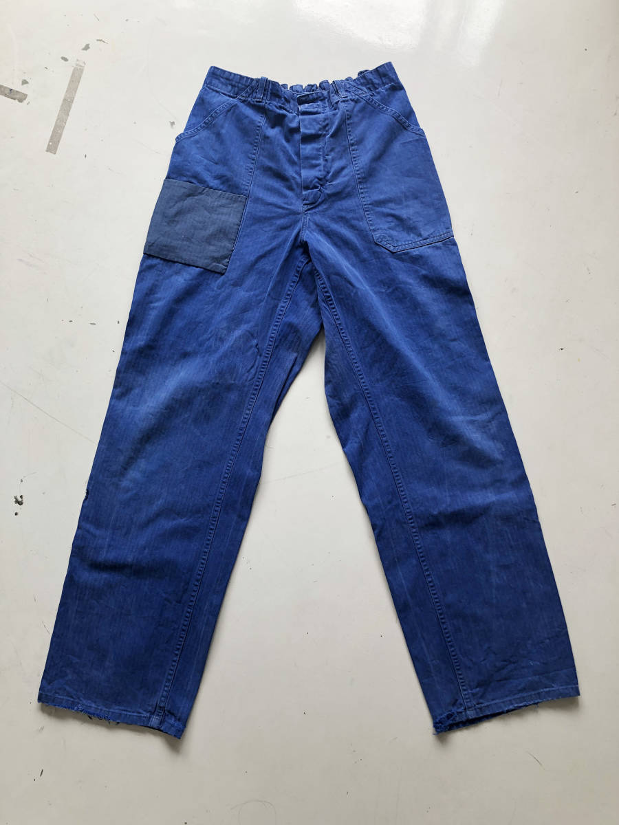 VINTAGE FRENCH WORK PANTS 80年代製、ビンテージ フレンチワーク