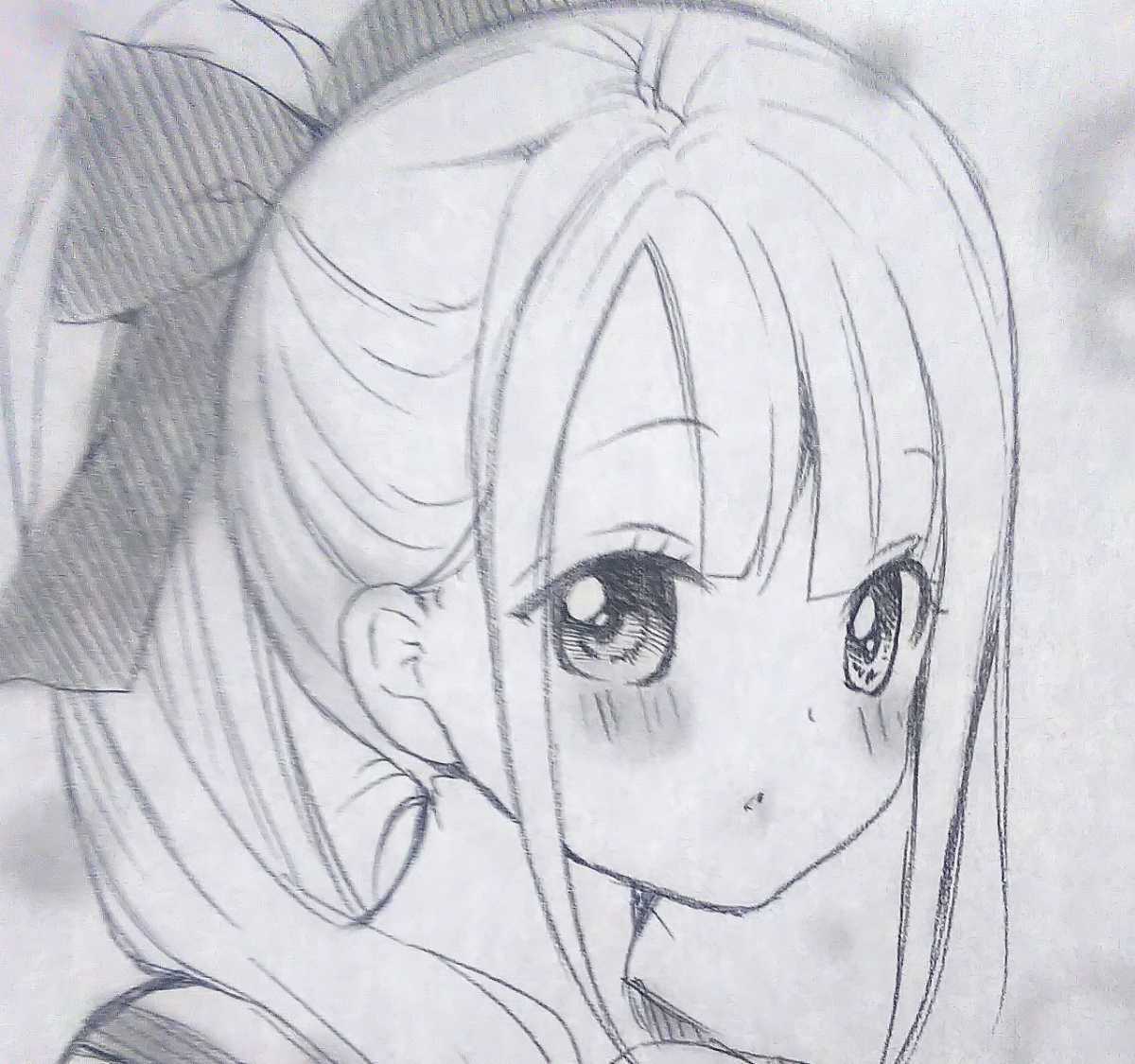 手描きイラスト ポニーテール 女の子 ラフ画 オリジナル 手描きイラスト 売買されたオークション情報 Yahooの商品情報をアーカイブ公開 オークファン Aucfan Com