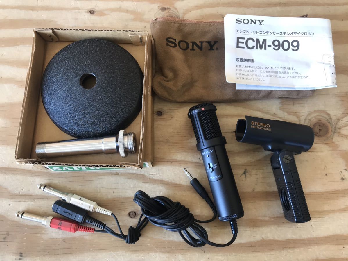 エレクトレットコンデンサーマイクロホン ECM-673 出音確認済 SONY ECM