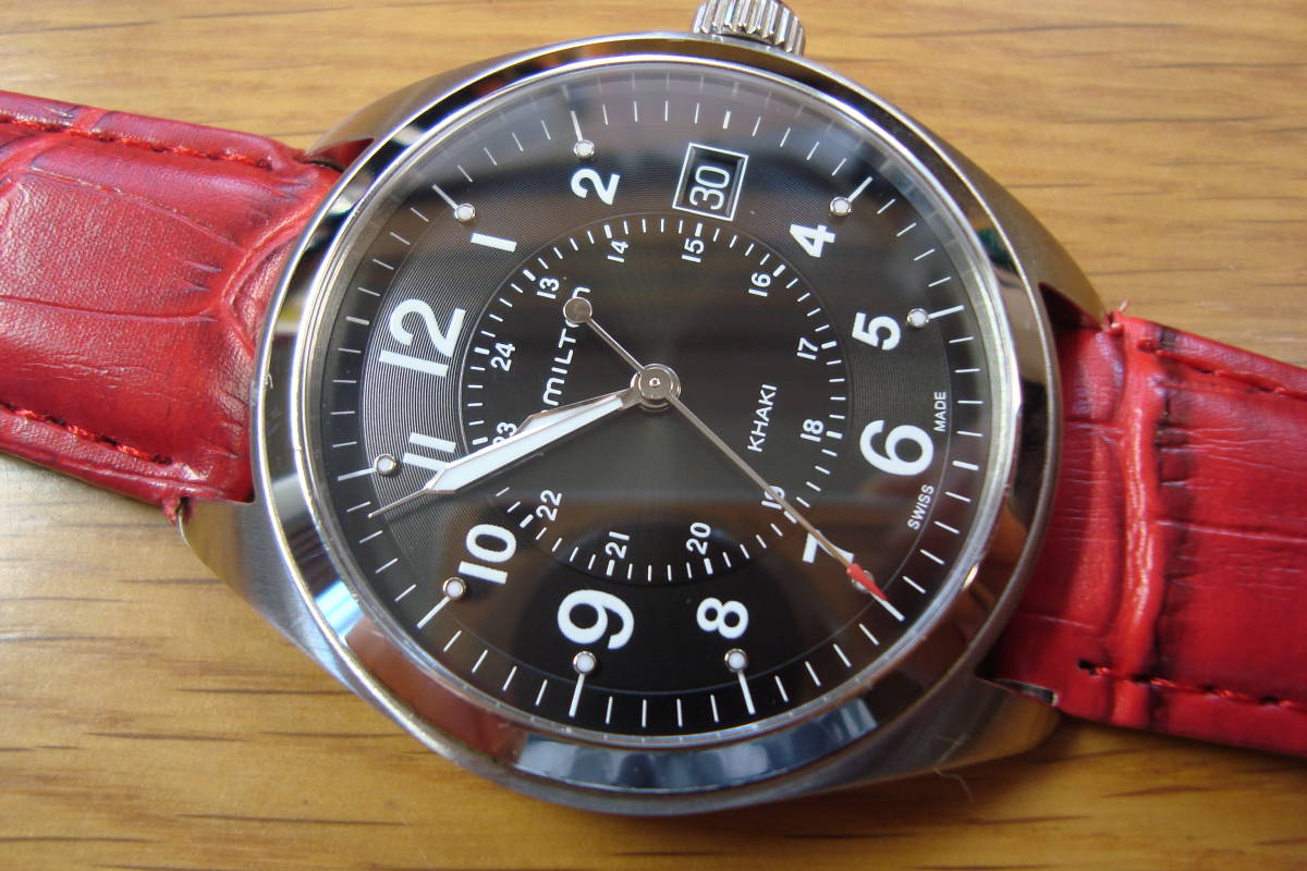 稼働中】ハミルトン HAMILTON カーキ KHAKI H685510 メンズ クォーツ