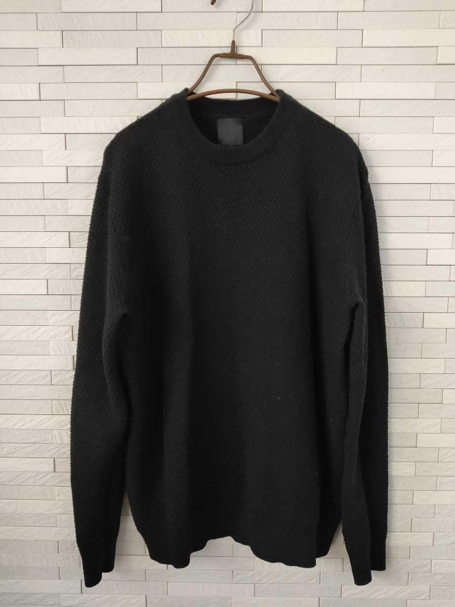 H M メンズ 丸首長袖ワッフルニットカットソー 黒 M セーター 売買されたオークション情報 Yahooの商品情報をアーカイブ公開 オークファン Aucfan Com