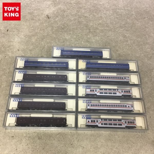 1円~ KATO Nゲージ サロ212、サロ213、オシ24、オハネ25、スハフ42 茶、マニ60 他 /鉄道模型