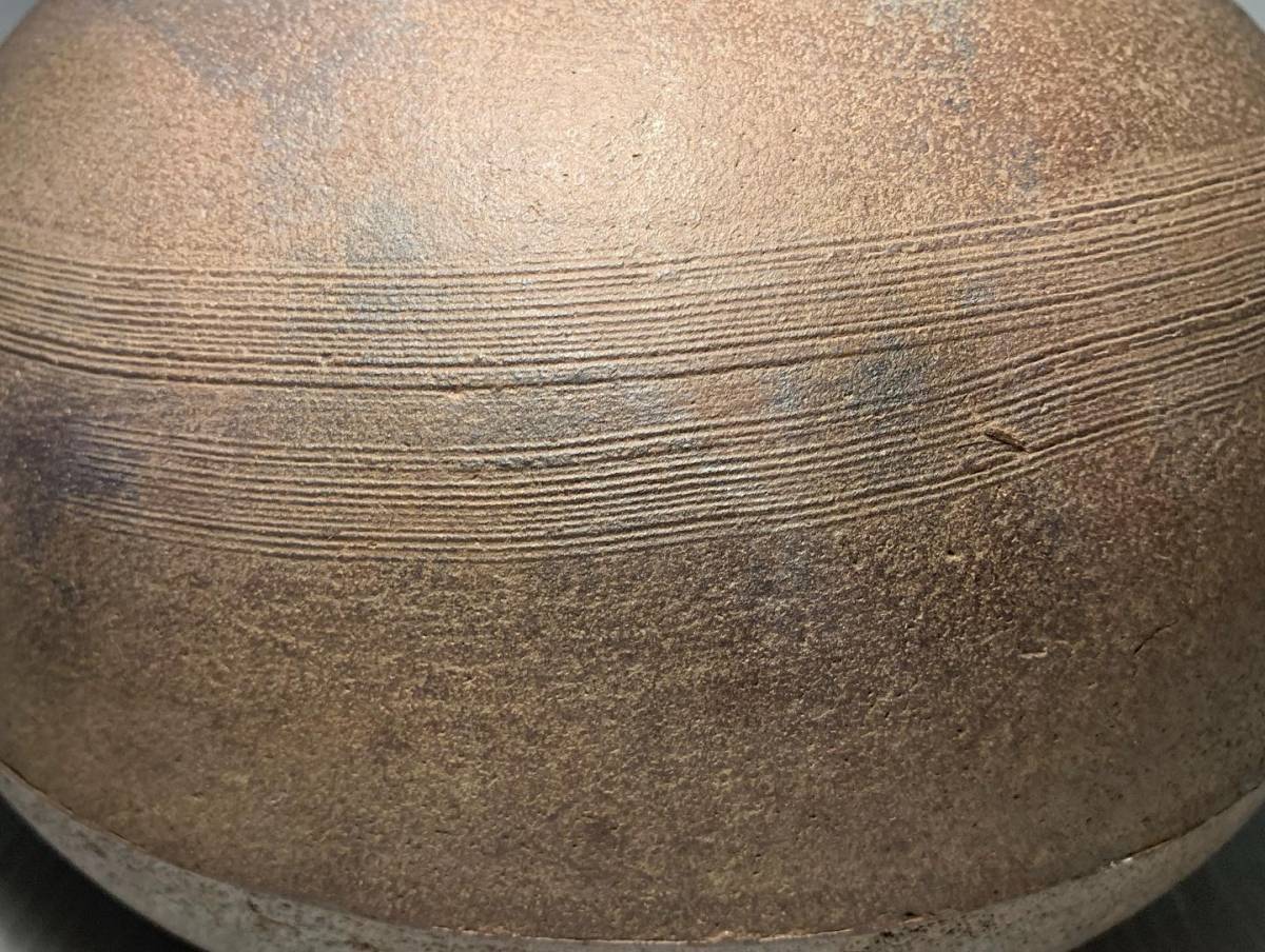 佐藤浄清 茶道具 Yahoo!オークション 釜師 | 刷毛目地紋 茶釜 姥口平