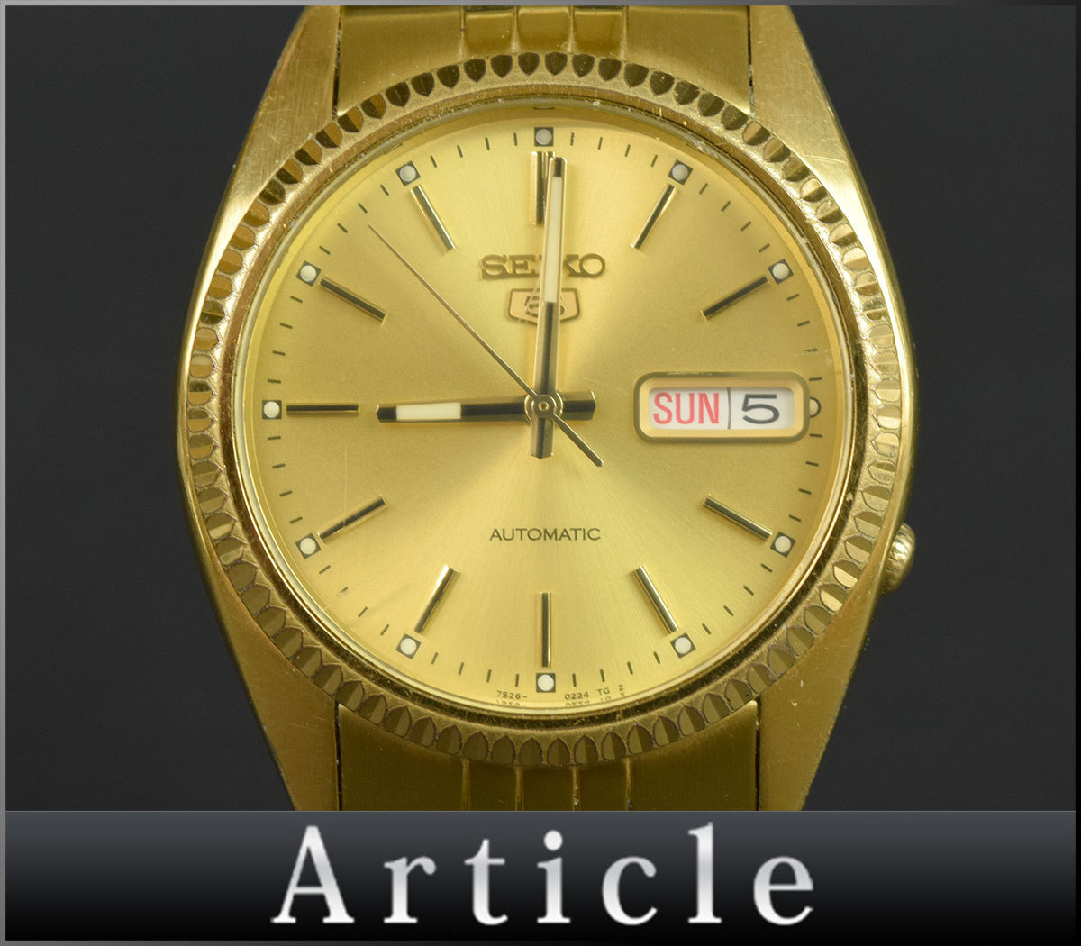 90414〇動作未確認 ジャンク SEIKO 腕時計 メンズ セイコー5