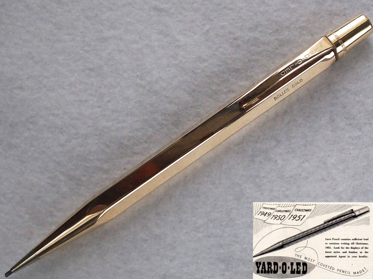 Yard-O-Led ◇レア美品◇1950年代製 6角ゴールドペンシル イギリス