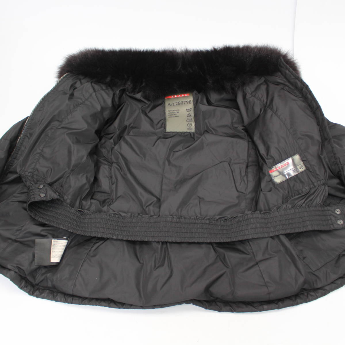 t461)【美品】PRADA プラダ レディース ダウンジャケット Art.280798 