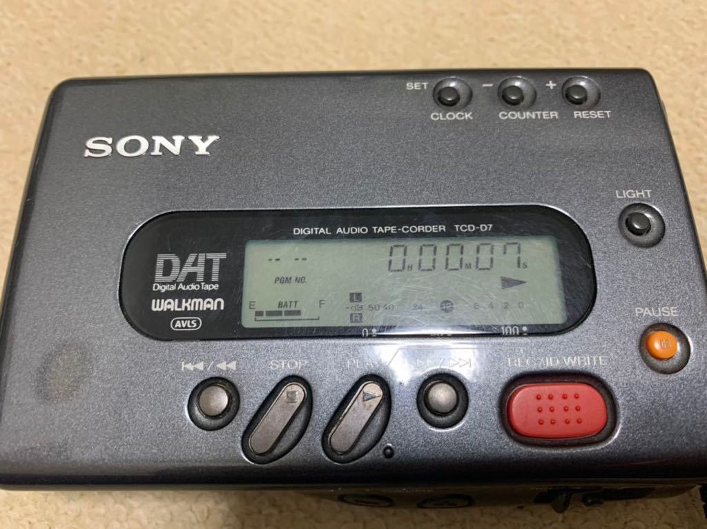 TCD-D7 DAT Sony Walkman Recorder Digital Audio Tape with New Just