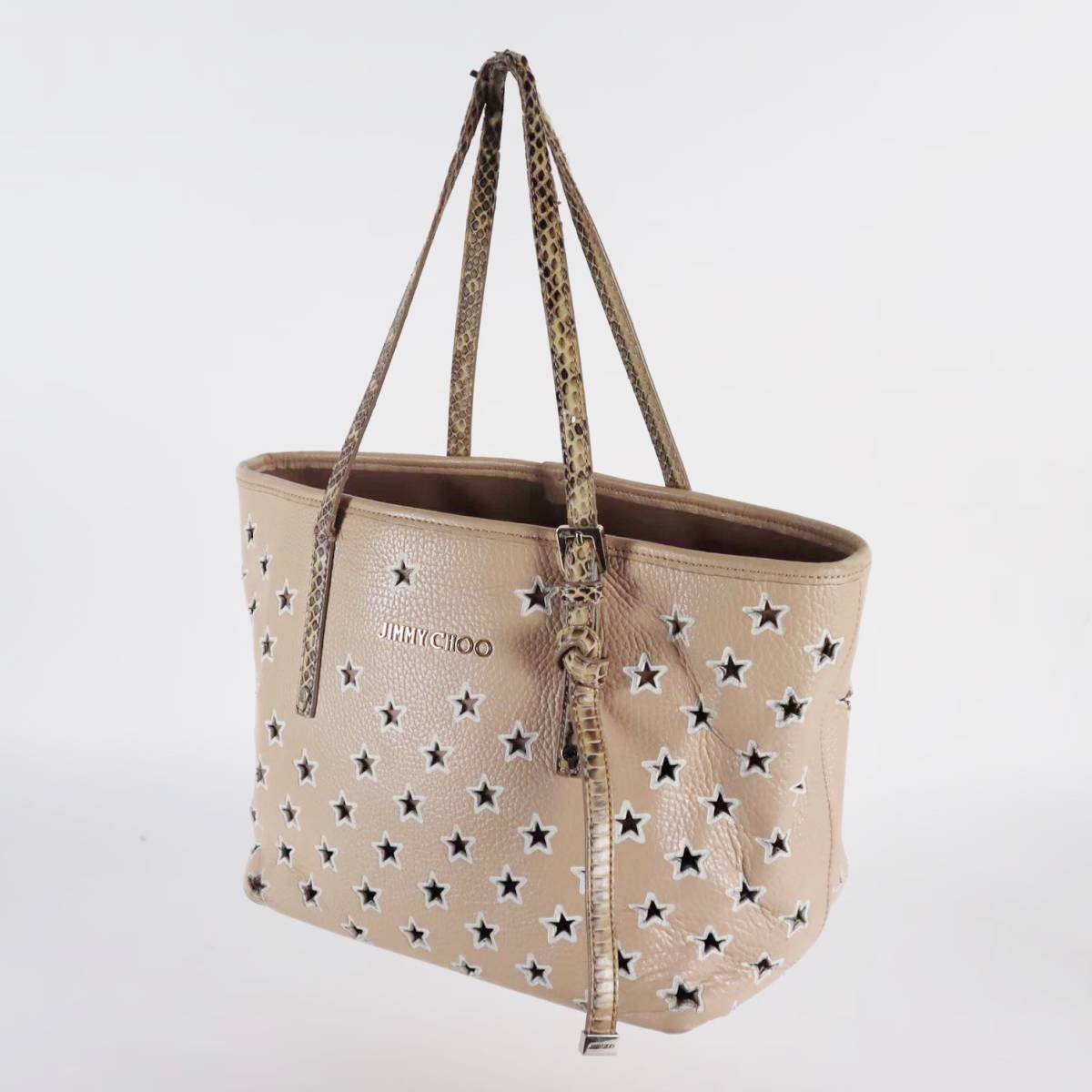 トートバッグ JIMMY パイソン柄 2way 良品 CHOO公式通販 JIMMY CHOO 