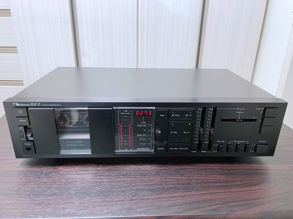 【メンテ済み】Nakamichi ナカミチ 2ヘッドシングルカセットデッキ BX-2