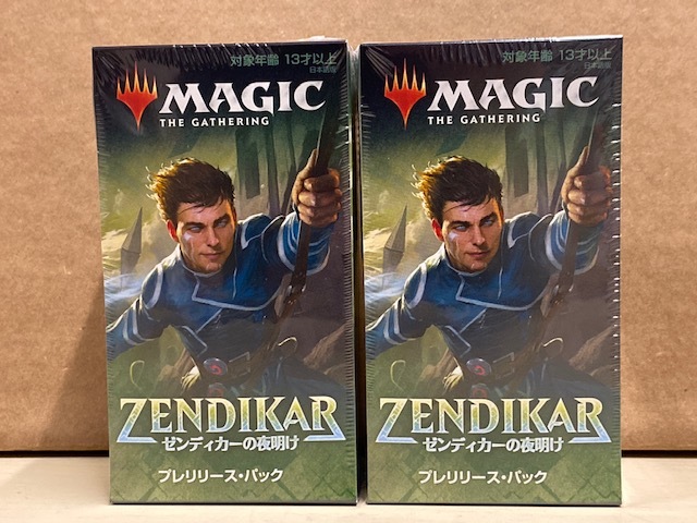 MTG】新品BOX プレリリース・パック ゼンディカーの夜明け 2BOX