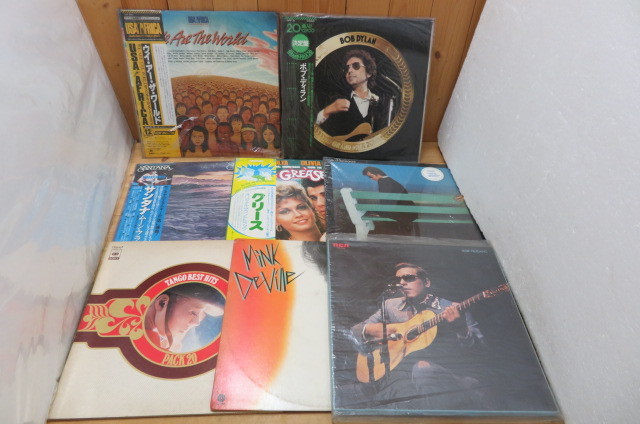 1000円～・レコード大量まとめて約25枚セット・洋楽・ビートルズ ABBA サンタナ QUEENクイーン グリース ミンク 帯有り 検 洋画 LP/SP_3