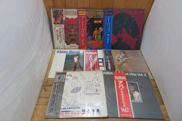 1000円～・レコード大量まとめて約25枚セット・洋楽・ビートルズ ABBA サンタナ QUEENクイーン グリース ミンク 帯有り 検 洋画 LP/SP_4