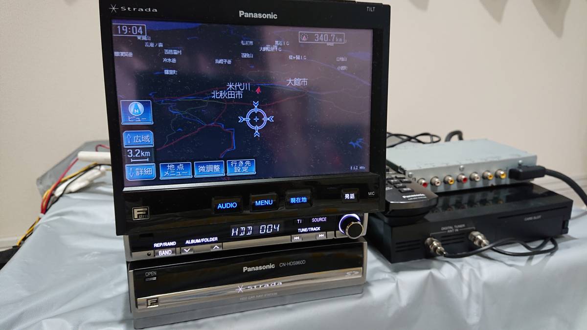 ストラーダ パナソニック - Panasonic 送料無料CN-CE01WD CN-RE07D 