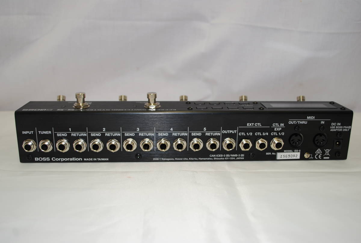 中古 BOSS ES-5 Effects Switching System ループスイッチャー