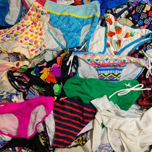 整理品リサイクル 女子水着ビキニパンツだけ100枚程度 紐パンやブランドサイズいろいろセット 三角ビキニ 売買されたオークション情報 Yahooの商品情報をアーカイブ公開 オークファン Aucfan Com