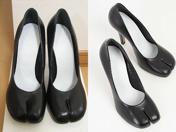 定番，2026 / メゾンマルジェラ 定12.6万 足袋 タビ パンプス 37 黒 / Maison Margiela Tabi(その他)｜売買されたオークション情報、yahooの商品情報をアーカイブ公開 - オークファン 女性用