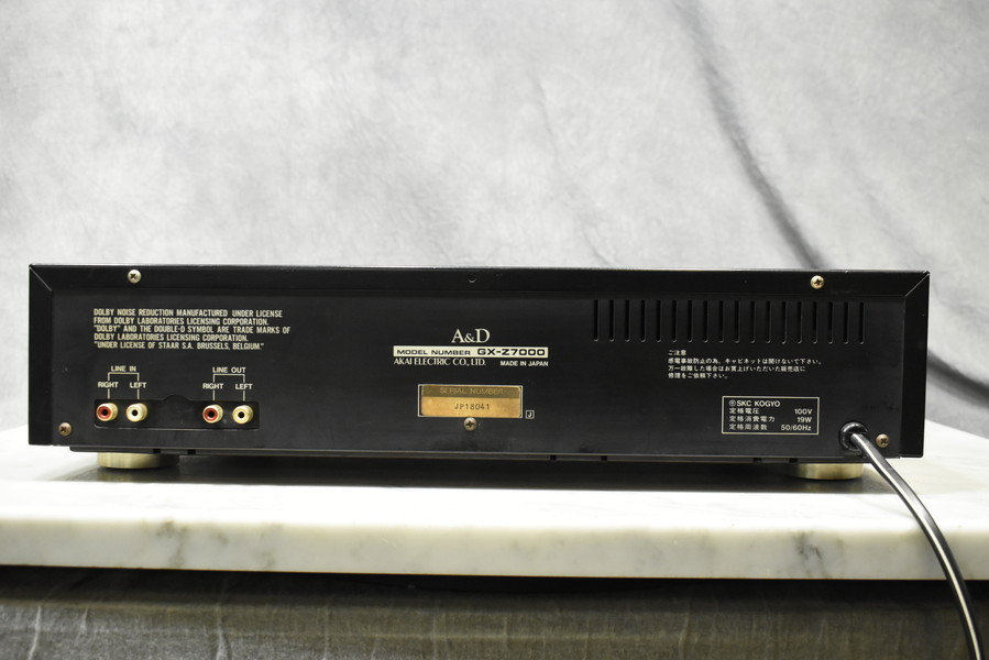 A&D AKAI アカイ ステレオカッセットデッキ GX-Z7000【ジャンク品】 ☆