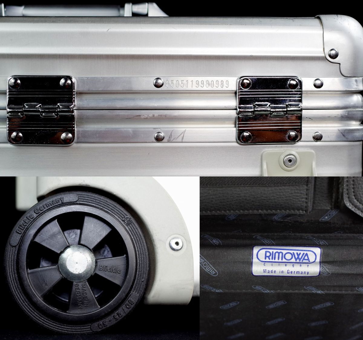 Rimowa/リモワ 950.51 トパーズ 2輪 パイロット 縦型 トパーズ 42L