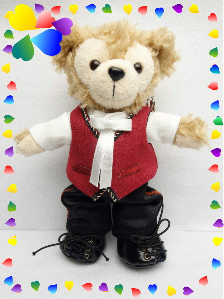 ダッフィーぬいバ用大野さん応援衣装白 ☆ダッフィーぬいば☆嵐☆This