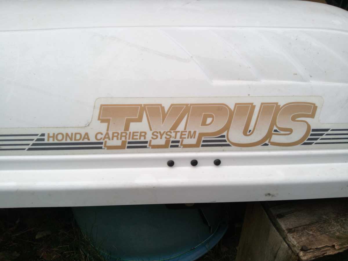 TYPUS ルーフボックス HONDA TERZO製 鍵付き ホンダ純正 - TERZO TYPUS 