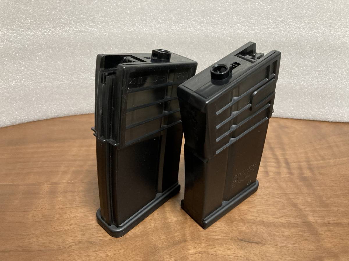 【動作確認済・マガジン2本付】東京マルイ 次世代電動ガン HK417 ジャンク 東京マルイ 次世代電動ガン HK417用 600連射 マガジン 2本セット 中古