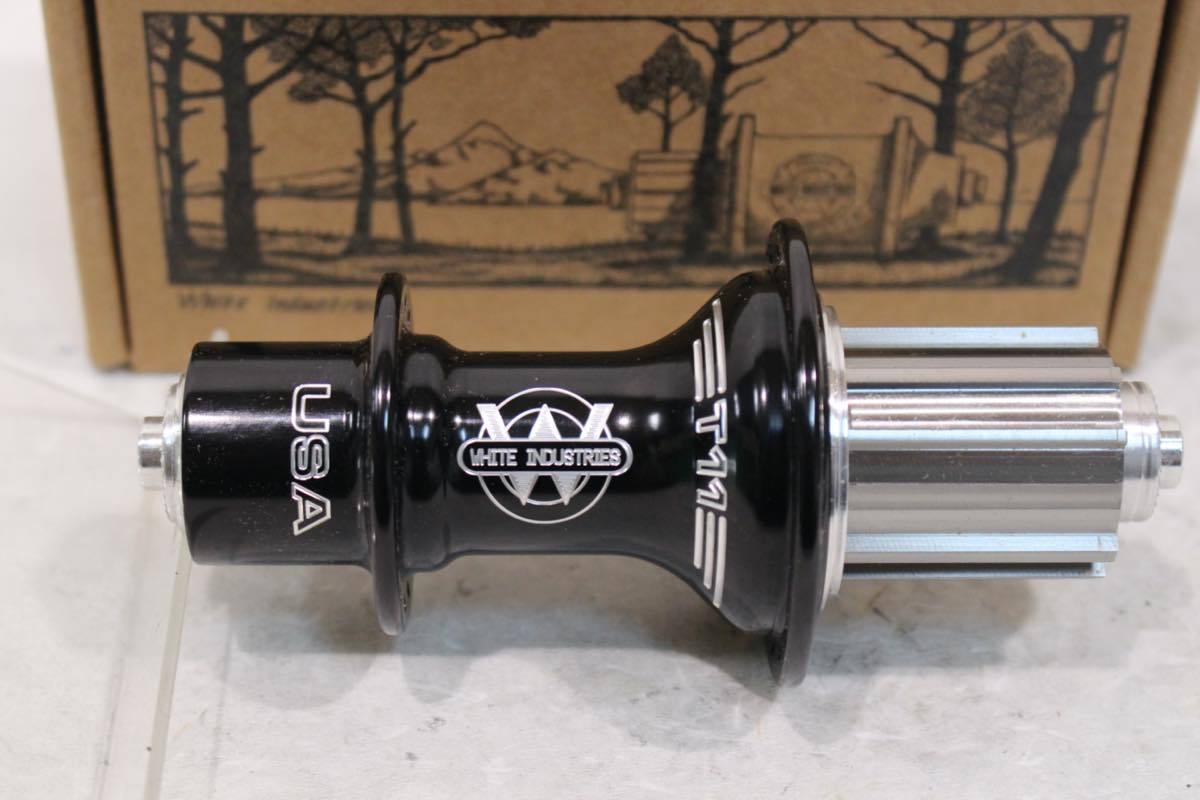 大得価，限定セール WHITE INDUSTRIES ホワイトインダストリー T11 ROAD R hub BLACK 130mm QR 32H カンパフリー リアハブ(ハブ)｜売買されたオークション情報、yahooの商品情報をアーカイブ公開 - オークファン ハブ