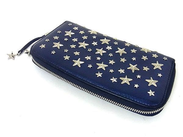 1円 □美品□ JIMMY CHOO ジミーチュウ フィリパ レザー スター 
