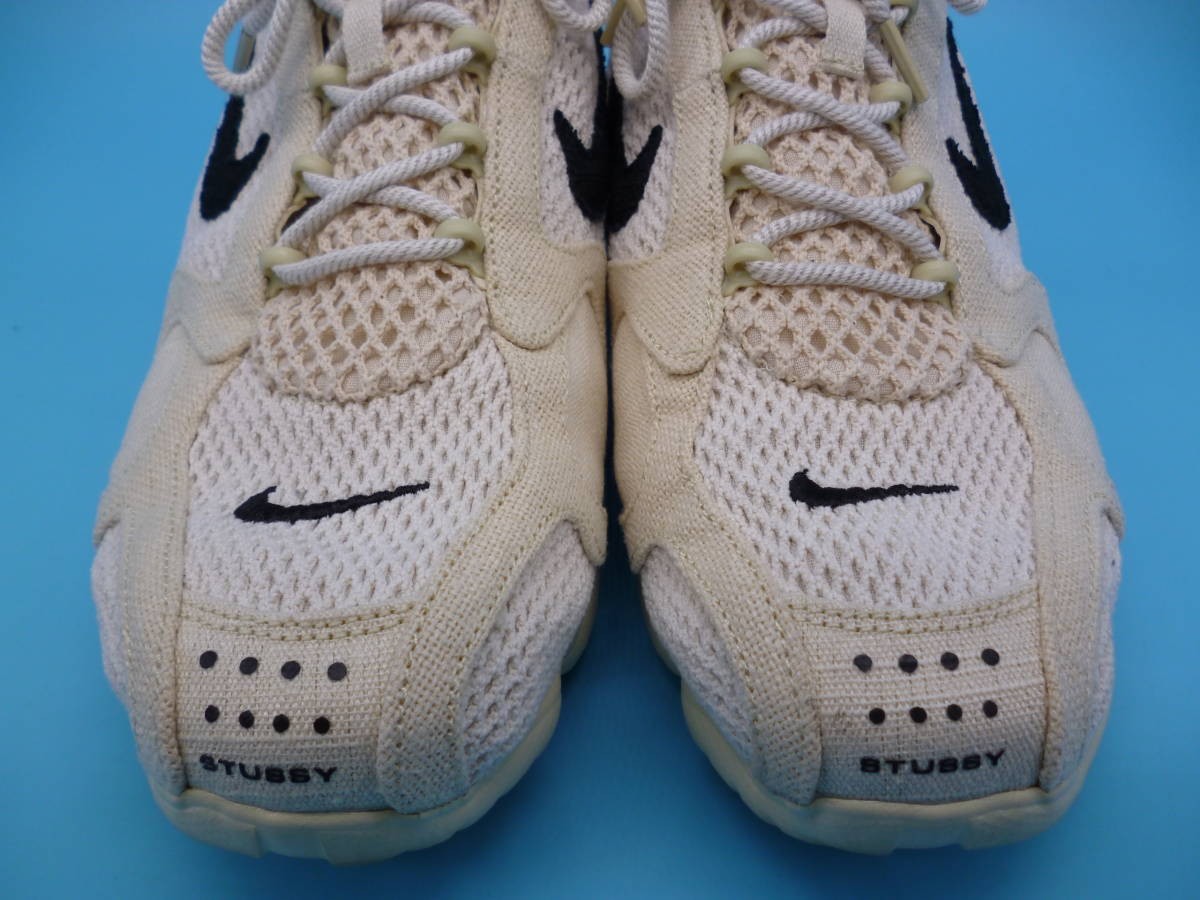 30cm NIKE STUSSY CQ5486-200 AIR ZOOM SPIRIDON CAGED 2 FOSSIL 