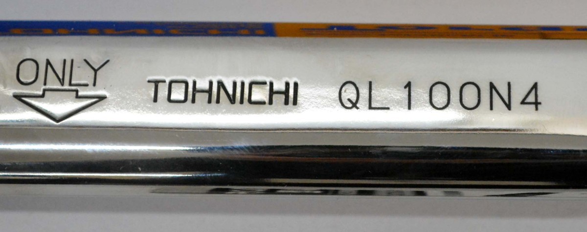 東日製作所 | QL100N4-MH 東日 QL100N4 プレセット形トルクレンチ &frasl; ラチェット付プリセット形 トルクレンチ 校正証明書付TOHNICHI トーニチ 工具のお店i-TOOLS（アイツール） シグナル式トルクレンチ[全長335mm （角ドライブ 12.7mm仕様） トルクレンチ(ﾗﾁｪｯﾄ