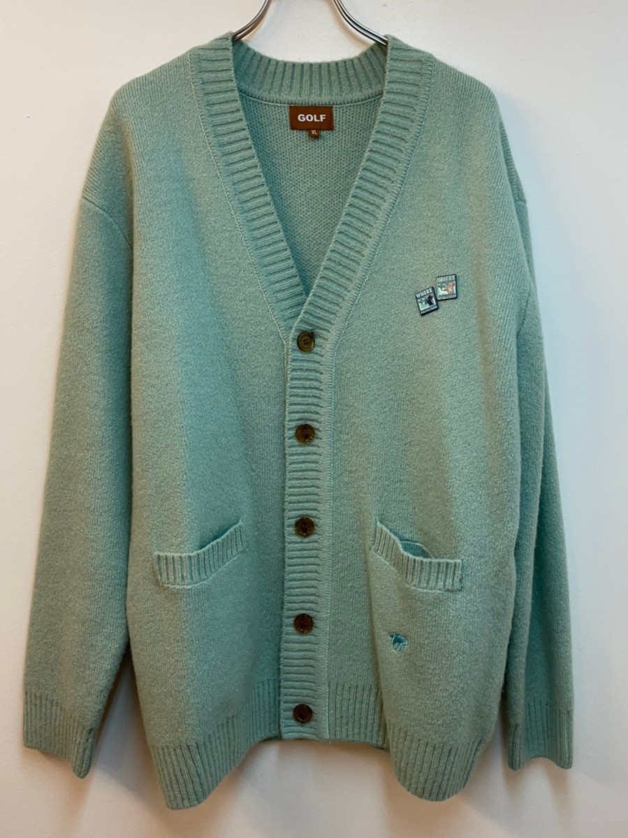☆GOLFWANG ゴルフワン☆18AW BEE刺繍 カーディガン