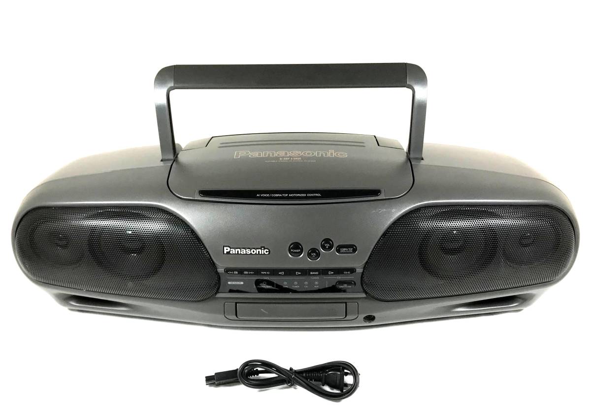 Panasonic/パナソニック コブラトップCDラジカセ RX-DT909 リモコン付