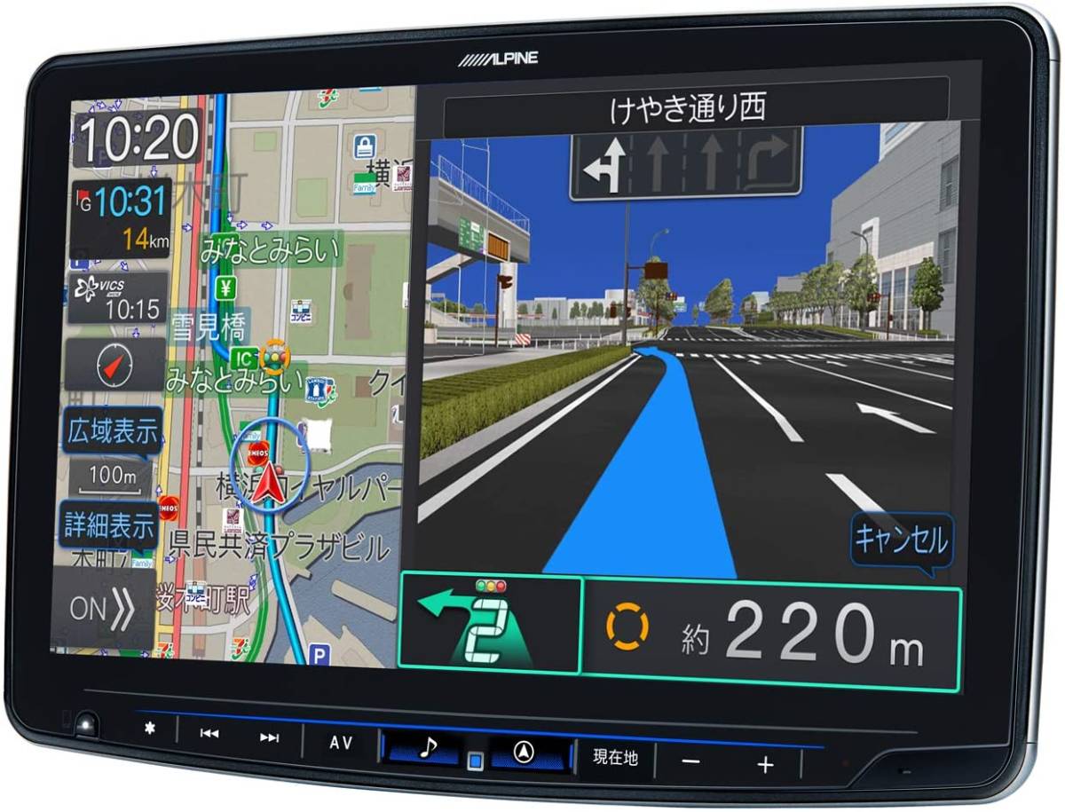 XF11NX フローティングビッグX11 11型大画面カーナビ 0 カーナビ 