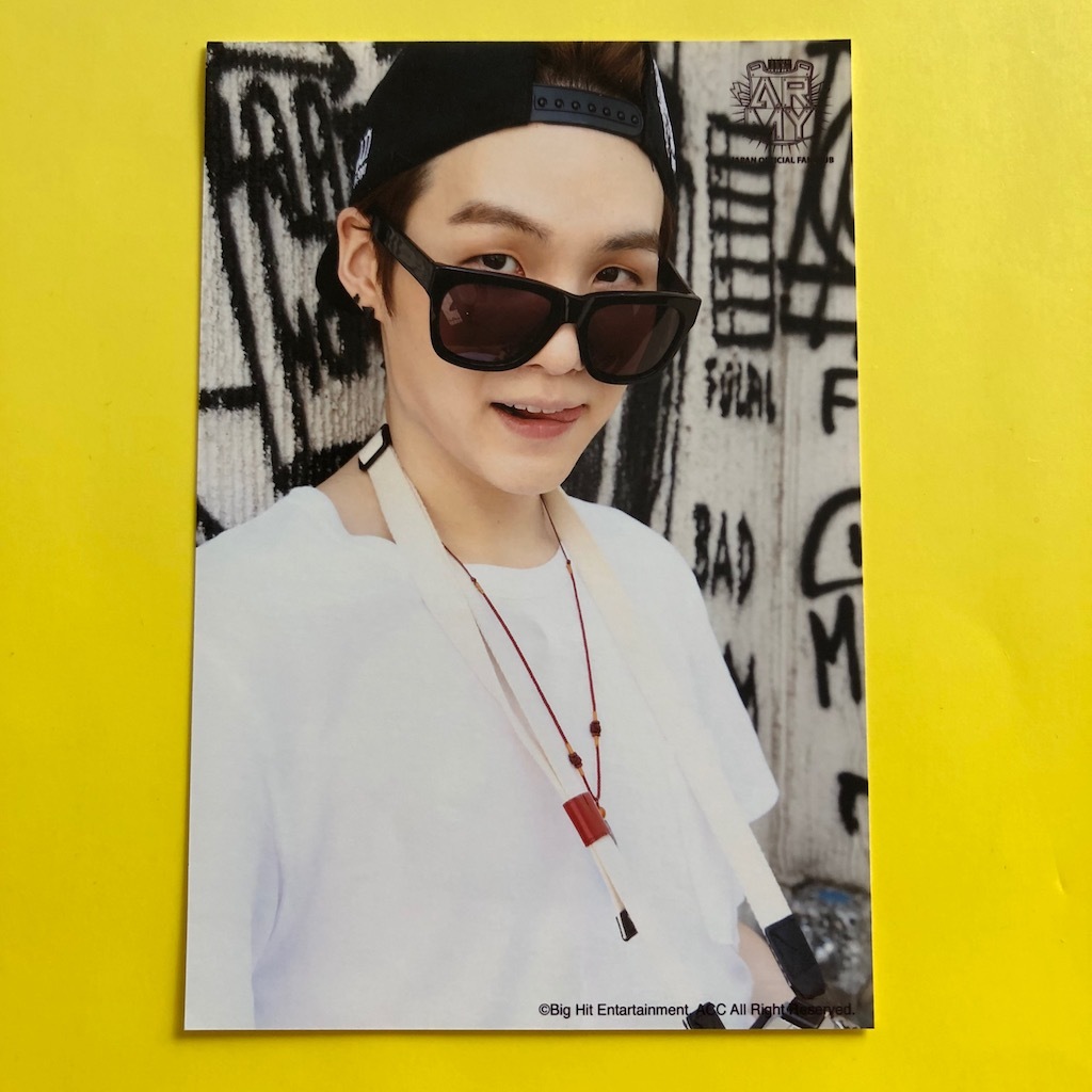 BTS SUGA OFFICIAL FANCLUB FC継続フォト ユンギ BTS SUGA OFFICIAL