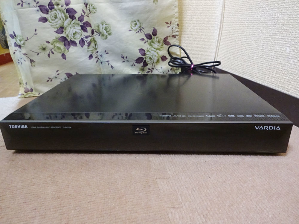 東芝 地デジHDD/BDレコーダー D-B1005K(1T) 動作品(258) Wチューナー搭載