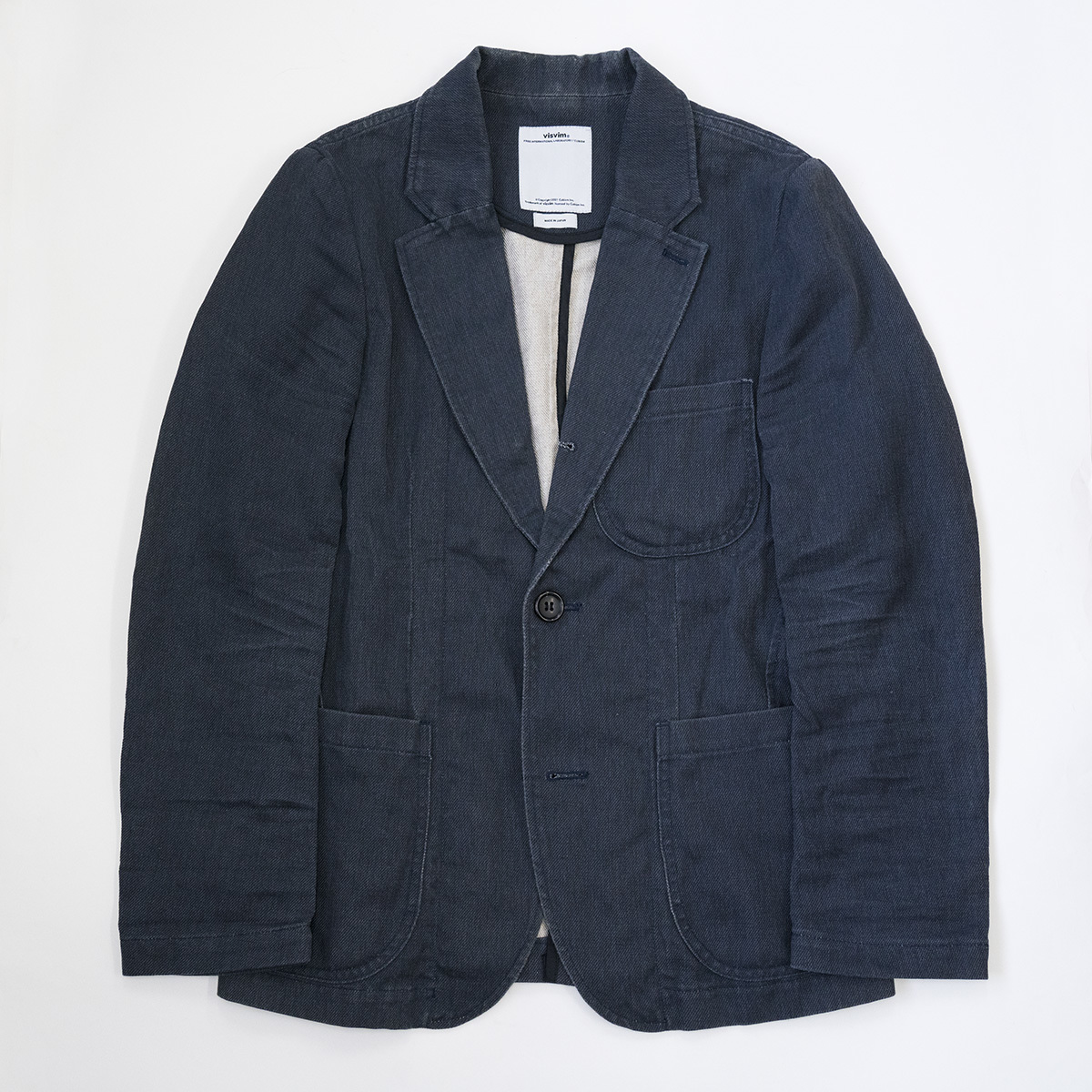 visvimビズビム ACADEMIA BLAZER NAVY S 【公式通販】