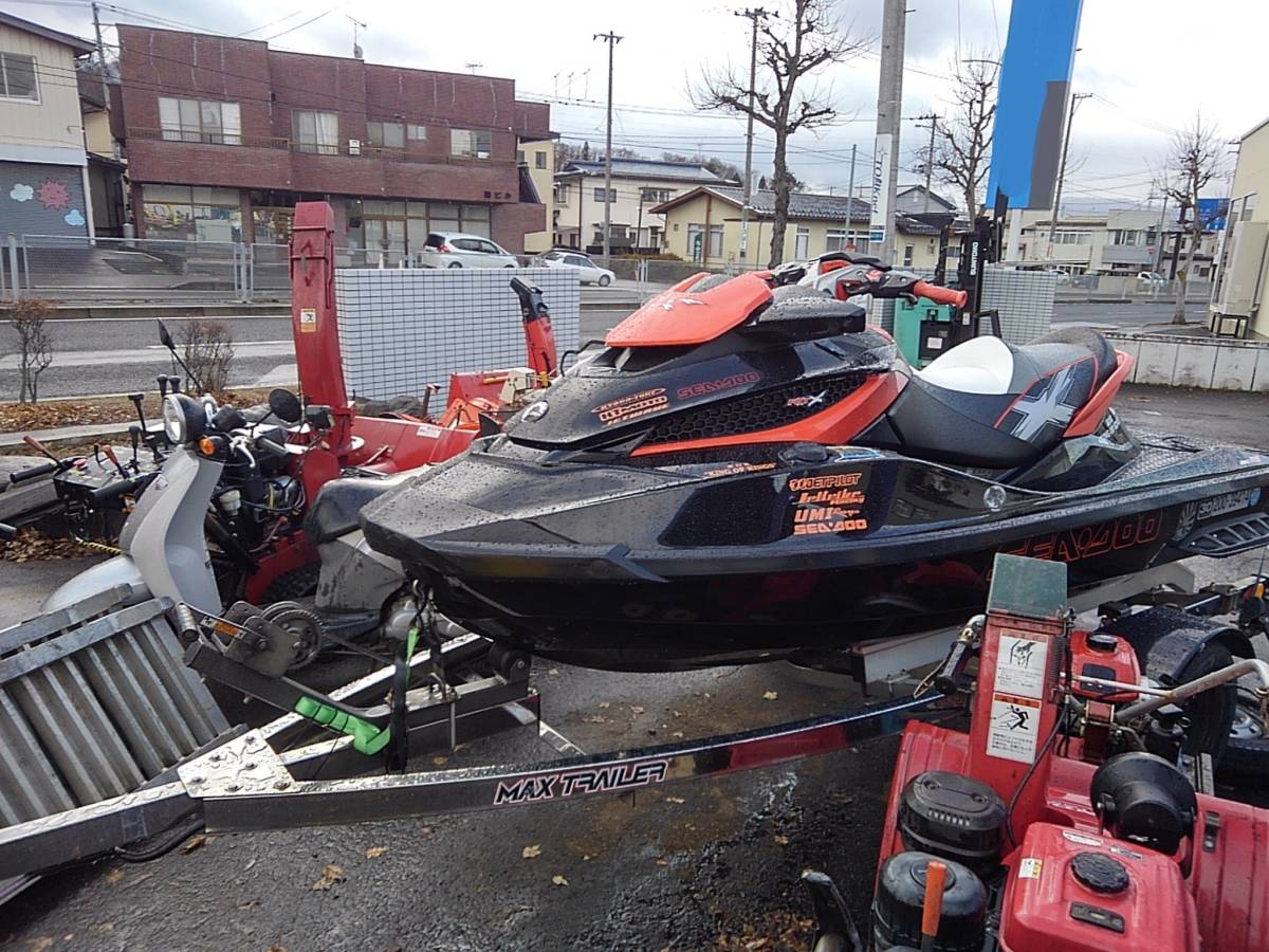 【赤字超特価，定番】 山形発 ボンバルディア シードゥー SeeDoo RXT260RS エンジン始動OK トレーラー付 書類有 売切(シードゥー)｜売買されたオークション情報、yahooの商品情報をアーカイブ公開 - オークファン 本体