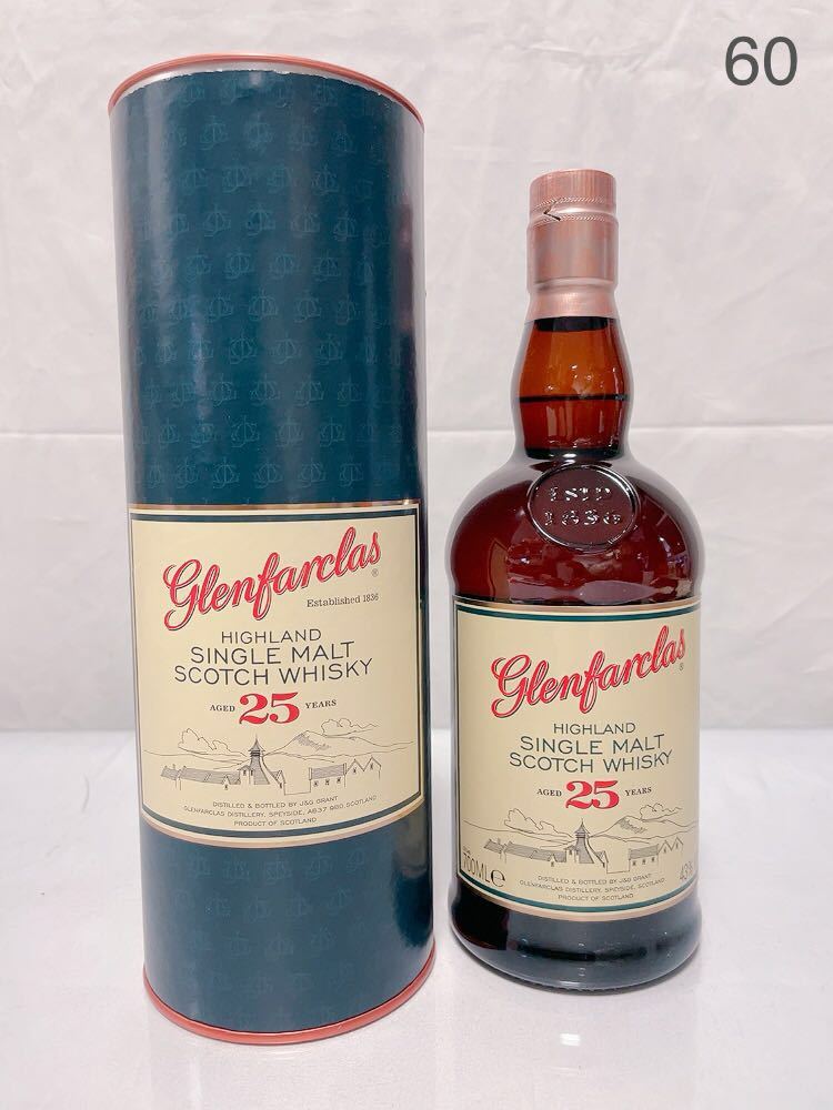  AN308 未開栓 古酒 GLENFARCLAS 25年 グレンファークラス ハイランド シングル モルト スコッチ ウイスキー 700ml 43% 箱付(ハイランド)｜売買されたオークション情報、yahooの商品情報をアーカイブ公 シングルモルト