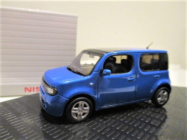 1/43 日産特注 京商 日産 キューブ (Z12) パシフィックブルー