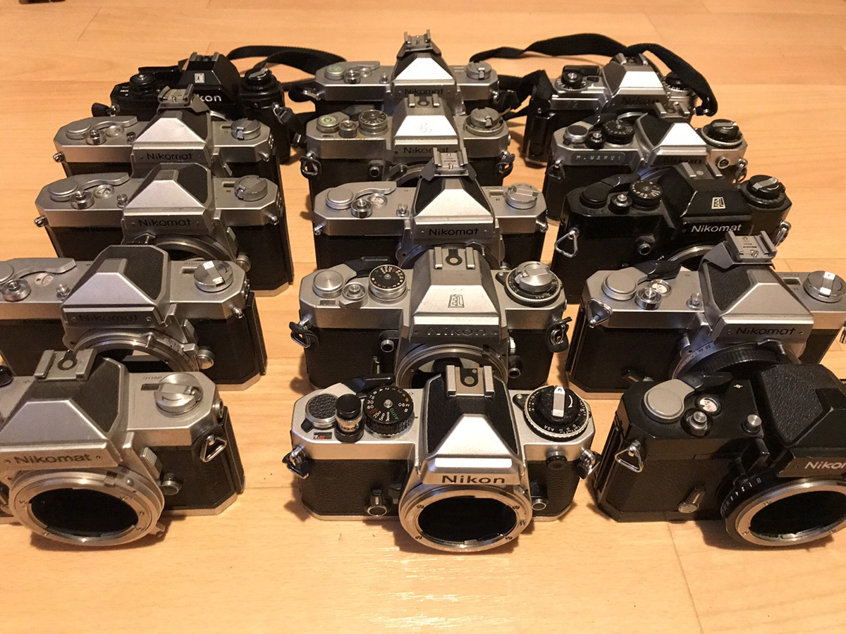 Nikon FG シルバー + データバック MF-15 付 ☆ ニコン 動作品