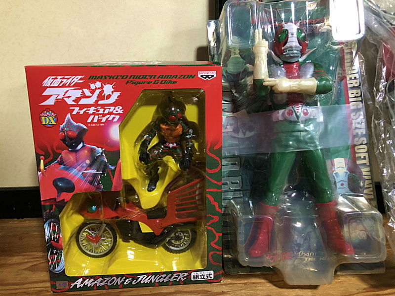 ○○仮面ライダー フィギュア 5体 ビッグサイズソフトフィギュア