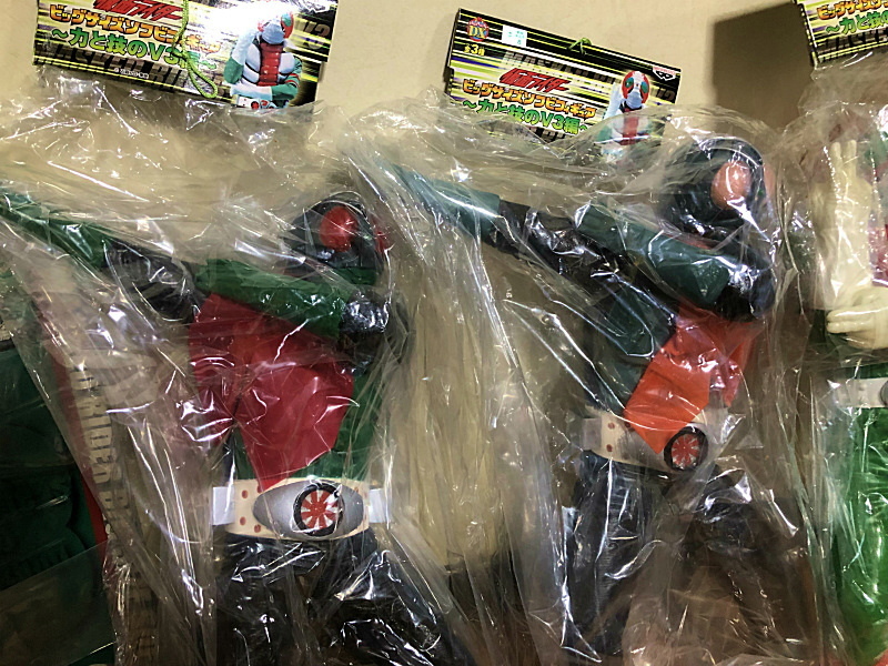 ○○仮面ライダー フィギュア 5体 ビッグサイズソフトフィギュア