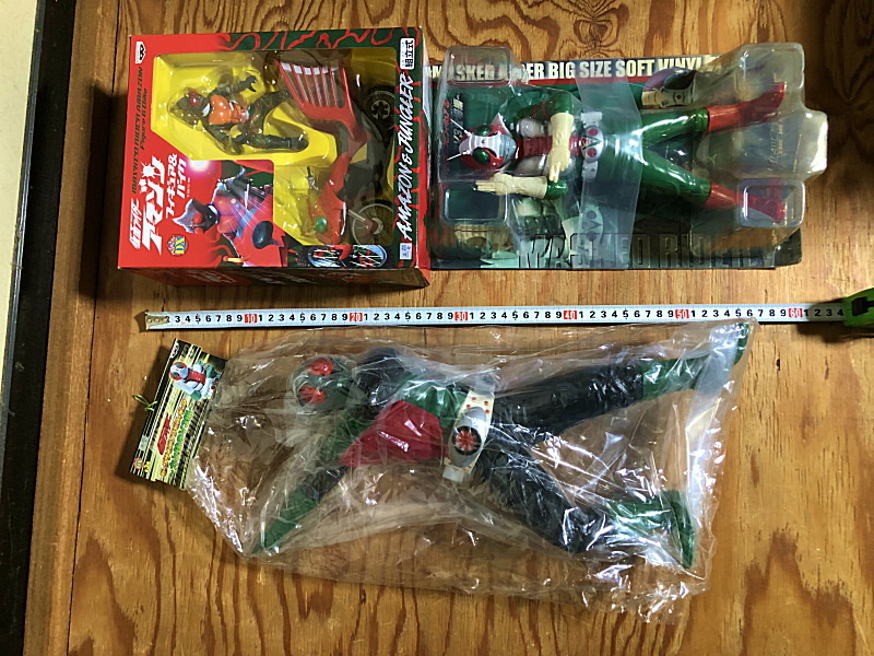 ○○仮面ライダー フィギュア 5体 ビッグサイズソフトフィギュア